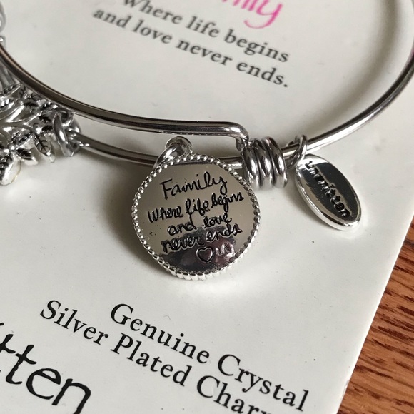 Unwritten Family Two-Tone Tree Charm Bracelet - Picture 3 of 5